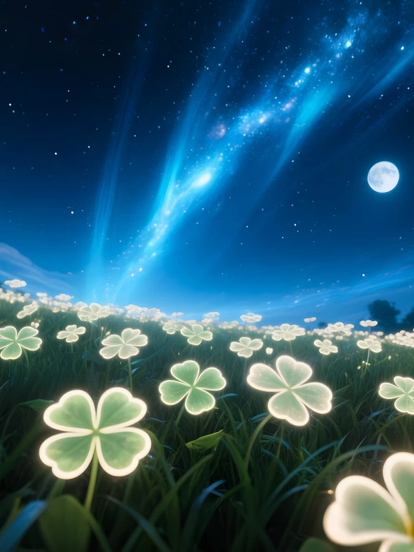 东方艺术三叶草花田 4K 8K 超高清壁纸合集 - Pack with 3 wallpapers for $1