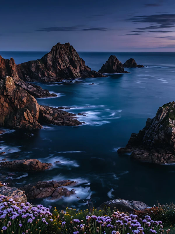 Coastal Cliff Seascape 4K Desktop Wallpaper